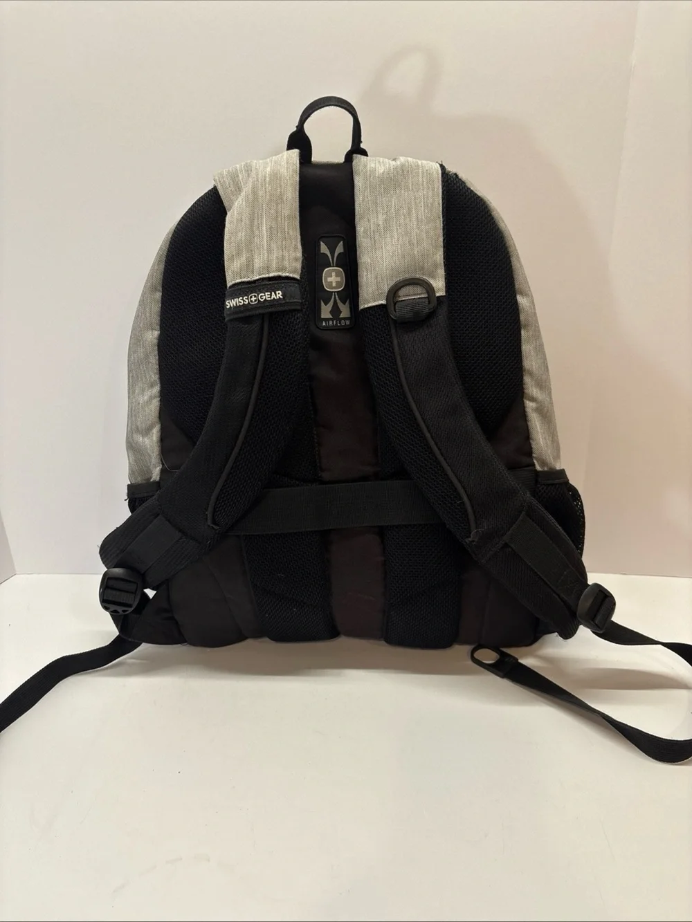 SwissGear Gray and Black unisex Backpack - Tech-Friendly Travel or School